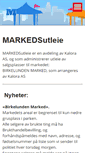 Mobile Screenshot of markedsutleie.no