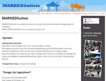 Tablet Screenshot of markedsutleie.no